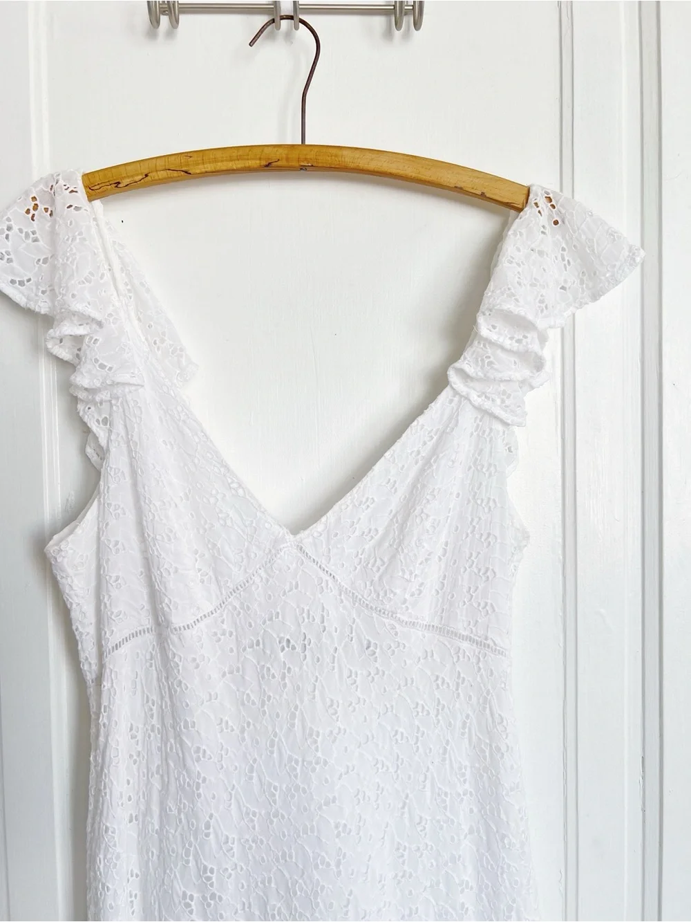 Polo Ralph Lauren • Embroidered Eyelet Cotton Dress white broderie anglaise - Picture 5 of 15